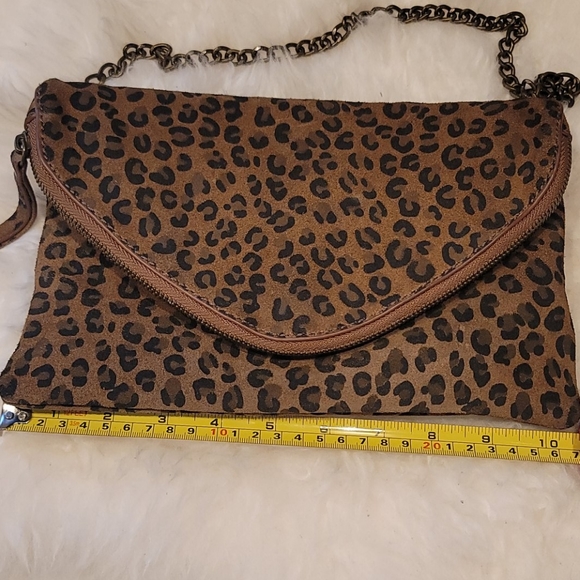 J. Crew Leather leopard print invitation clutch - Picture 14 of 16